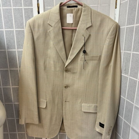 Daniel Gray, Men’s, Dress Blayse Jacket Silk, Beige, Sz 42 L, Redfish Jacket.! - Picture 2 of 11